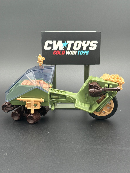 1986 GI Joe LCV Recon Sled Complete Unused Stickers Blueprints 