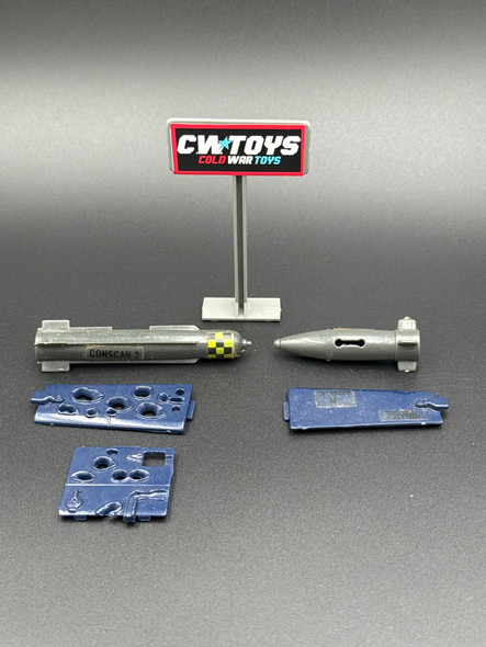 1984 GI Joe Cobra Rattler Panels Bombs Lot 60011