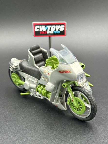 1985 GI Joe Mirage Motorcycle Near Complete Broke Sidecar Connector
