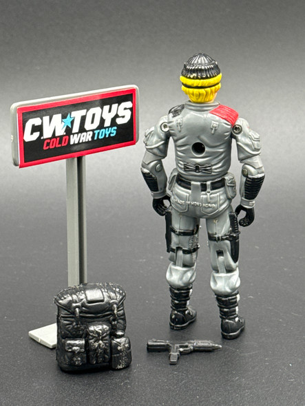 1986 GI Joe Lowlight V1 With Uzi and Backpack 65023