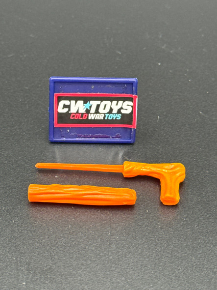 1992 Teenage Mutant Ninja Turtles Mutatin Splinter Orange Cane Sword Accessory 63114