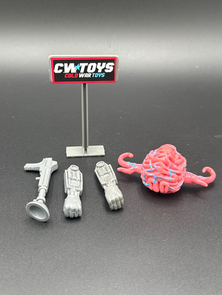 1989 Teenage Mutant Ninja Turtles Krang Brain Arms Gun Parts Pieces Lot 63117