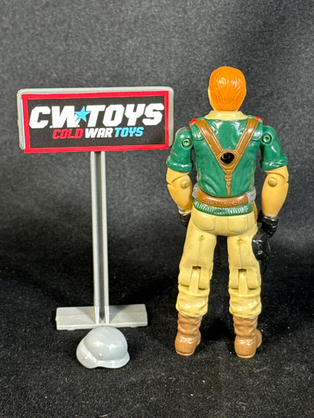 1985 GI Joe Crankcase AWE Striker Driver With Helmet 37027