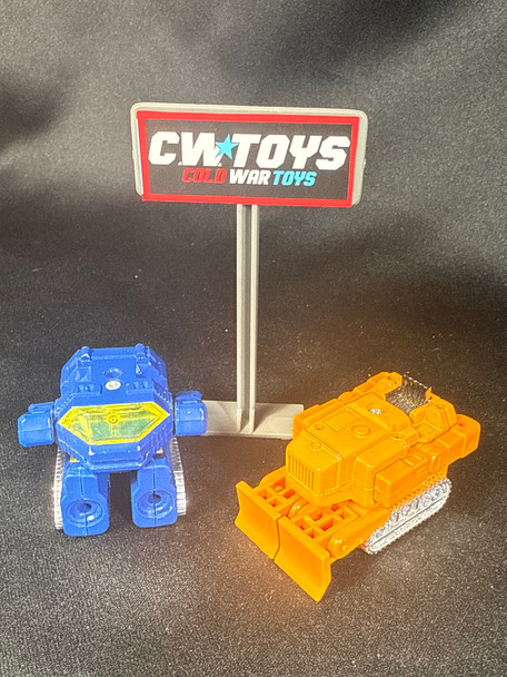 GoBots Dozer and Tank Lot 