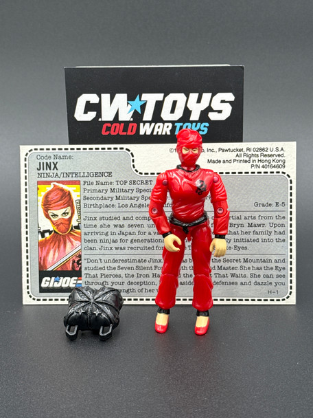 1987 GI Joe Jinx Mailaway Filecard Uncut 39121