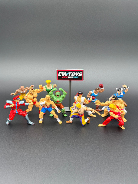 Bandai 1994 Street Fighter 2 Chara Full World Mini PVC Japan Import SET