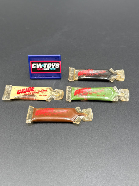 1988 GI Joe Camouflage Face Paint Lot of 4 62289