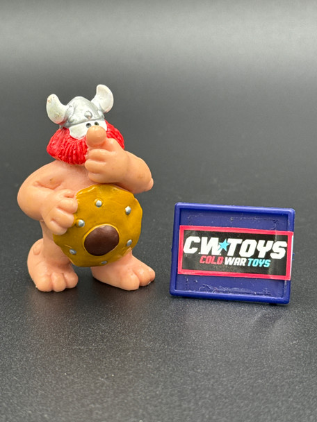 Vintage KFS Schleich HAGAR THE HORRIBLE Bare Butt Shield PVC Comic Figure 62417