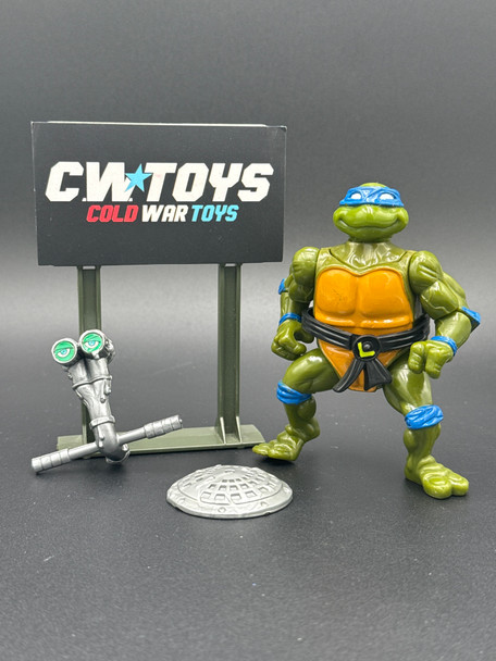 1991 Teenage Mutant Ninja Turtles Head Droppin Leo Near Complete 63086