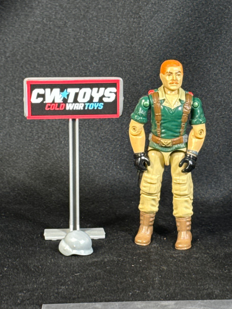 1985 GI Joe Crankcase AWE Striker Driver With Helmet 37027