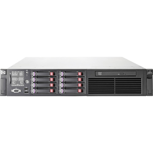 HPE 501542-005 ProLiant DL385 G5p 2U Rack Server - 2 x AMD Opteron 2382 2.60 GHz - 8 GB RAM - Serial Attached SCSI (SAS) Controller Refurbished