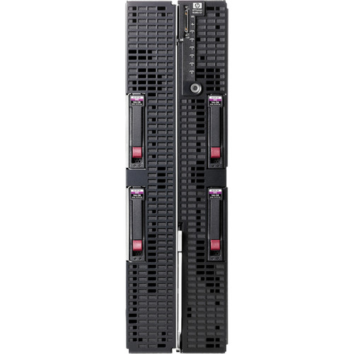 HPE 589046-B21 ProLiant BL680c G7 Blade Server - 2 x Intel Xeon E7540 2 GHz - 16 GB RAM - Serial Attached SCSI (SAS) Controller Refurbished