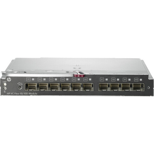 HPE 662048-B21 Virtual Connect Flex-10/10D Module Enterprise Edition for BLc7000 Option Used