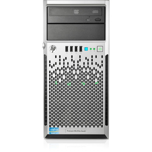 HPE 686234-S01 ProLiant ML310e G8 4U Micro Tower Server - 1 x Intel Xeon E3-1230V2 3.30 GHz - 8 GB RAM - Serial ATA/300 Controller Refurbished
