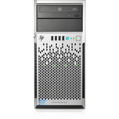HPE 712327-001 ProLiant ML310e G8 Tower Server - 1 x Intel Core i3 i3-4130 3.40 GHz - 2 GB RAM - Serial ATA/600 Controller Refurbished
