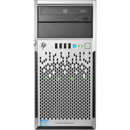 HPE 724977-S01 ProLiant ML310e G8 4U Micro Tower Server - 1 x Intel Xeon E3-1220 v3 3.10 GHz - 4 GB RAM - Serial ATA/600 Controller Refurbished