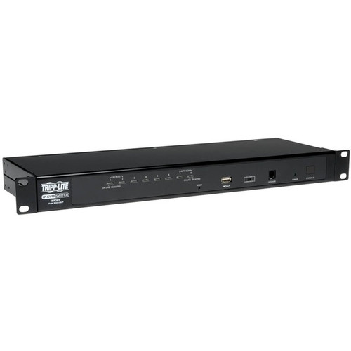 Tripp B022-U08-IP Lite 8-Port Rackmount KVM Switch w/ Built in IP and On Screen Display 1U