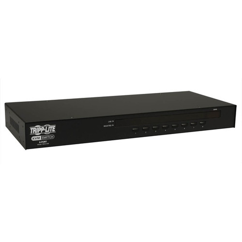 Tripp B042-008 Lite Rackmount KVM Switch 8-Port / USB / PS2 w/ On Screen Display 1U