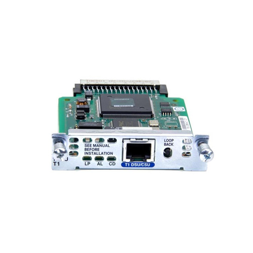 Cisco HWIC-1DSU-T1 1-Port T1/Fractional T1 DSU/CSU WAN Interface Card Refurbished