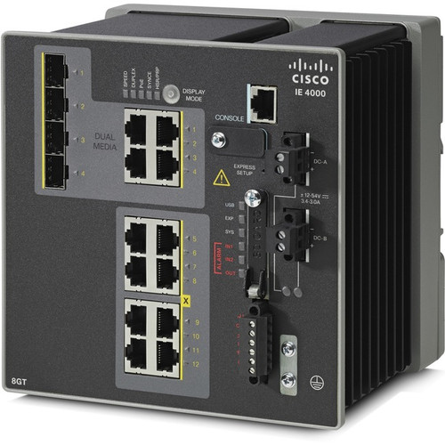 Cisco IE-4000-8GT4G-E IE-4000-8GT4G-E Layer 3 Switch
