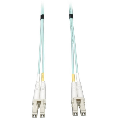 Tripp N820-20M Lite 10Gb Duplex Multimode 50/125 OM3 LSZH Fiber Patch Cable (LC/LC) Aqua 20M (65-ft)