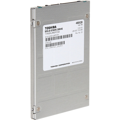 Toshiba THNSNJ240PCS3 THNSNJxxxPCS3 THNSNJ240PCS3 240 GB Solid State Drive - 2.5" Internal - SATA (SATA/600) - Silver Used