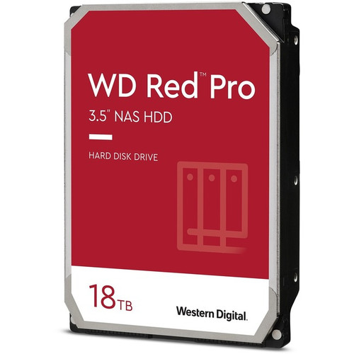 WD WD181KFGX Red Pro WD181KFGX 18 TB Hard Drive - 3.5" Internal - SATA (SATA/600) - Conventional Magnetic Recording (CMR) Method Refurbished