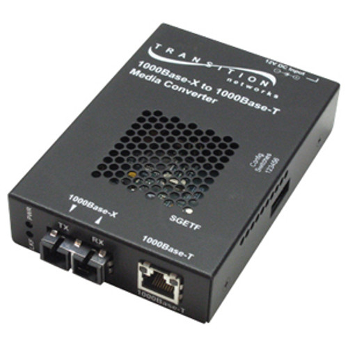 Transition SGETF1040-110-NA Networks Gigabit Ethernet Stand-Alone Media Converter