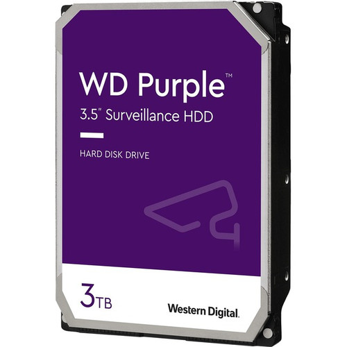 WD WD30PURZ-20PK Purple WD30PURZ-20PK 3 TB Hard Drive - 3.5" Internal - SATA (SATA/600)