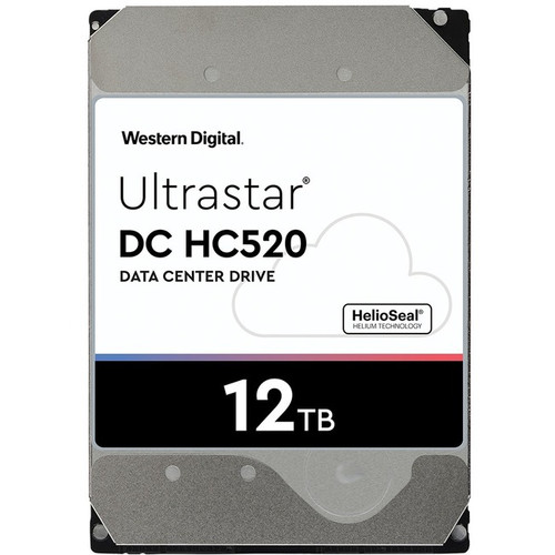 Western 0F30146 Digital Ultrastar DC HC520 HUH721212ALE604 12 TB Hard Drive - 3.5" Internal - SATA (SATA/600)