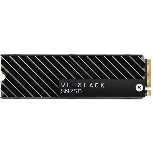 WD WDS200T3XHC Black SN750 WDS200T3XHC 2 TB Solid State Drive with Heatsink - PCI Express (PCI Express 3.0 x4) - 1200 TB (TBW) - Internal - M.2 2280
