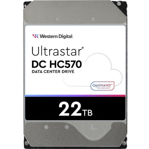 WD 0F48052-20PK Ultrastar DC HC570 0F48052 22 TB Hard Drive - 3.5" Internal - SAS (12Gb/s SAS)