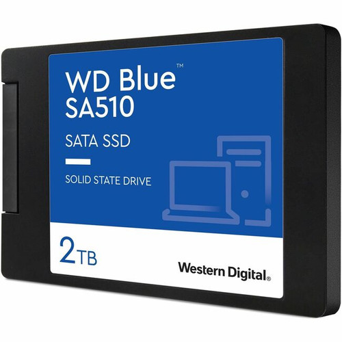 WD WDS200T3B0A Blue SA510 WDS200T3B0A 2 TB Solid State Drive - 2.5" Internal - SATA (SATA/600)