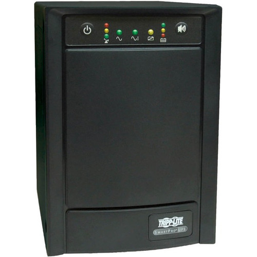 Tripp SMART750SLT Lite UPS Smart 750VA 500W Tower AVR 100/110/120V Pure Sign Wave USB DB9 SNMP RJ45
