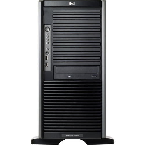 HPE 458244-001 ProLiant ML350 G5 5U Tower Server - 1 x Intel Xeon E5410 2.33 GHz - 1 GB RAM - Serial ATA, Serial Attached SCSI (SAS) Controller Refurbished