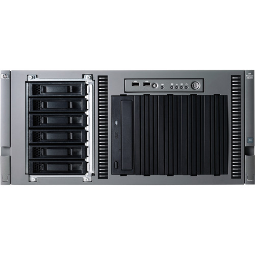 HPE 458243-001 ProLiant ML350 G5 5U Rack Server - 1 x Intel Xeon E5420 2.50 GHz - 2 GB RAM - Serial ATA, Serial Attached SCSI (SAS) Controller Refurbished
