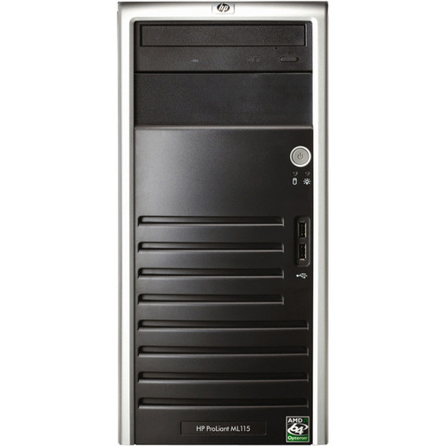 HPE 480417-005 ProLiant ML115 G5 4U Tower Server - 1 x AMD Opteron 1214 2.20 GHz - 2 GB RAM - 320 GB HDD - Serial ATA/300 Controller Refurbished