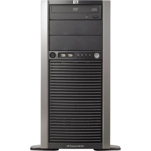 HPE 470064-899 ProLiant ML150 G5 5U Tower Server - Intel Xeon E5430 2.66 GHz - 2 GB RAM - 500 GB HDD - Serial ATA Controller Refurbished