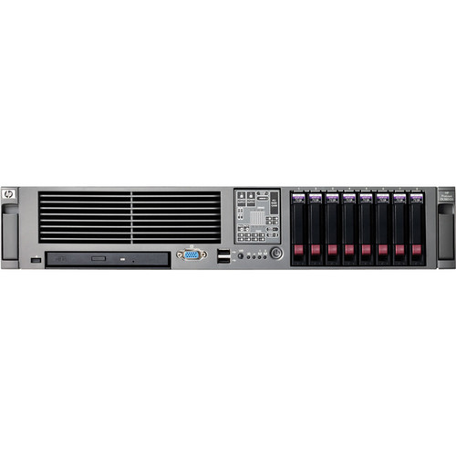 HPE 470064-771 ProLiant DL380 G5 2U Rack Server - 2 x Intel Xeon 5140 2.33 GHz - 4 GB RAM - 288 GB HDD - Ultra ATA, Serial Attached SCSI (SAS) Controller Refurbished