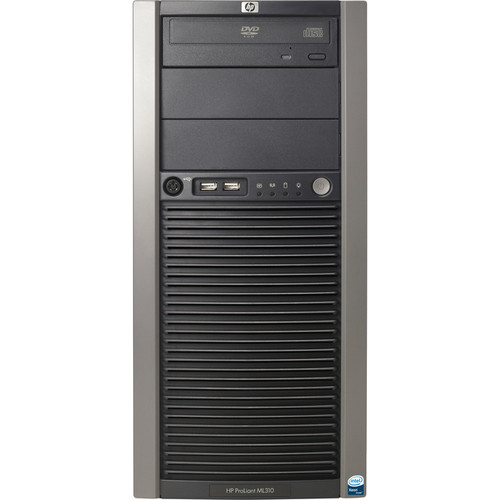 HPE 470065-052 ProLiant ML310 G5p 5U Tower Server - 1 x Intel Core 2 Quad Q9400 2.66 GHz - 2 GB RAM - Serial Attached SCSI (SAS) Controller Refurbished