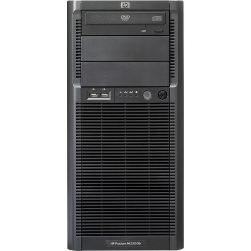 HPE 466131-001 ProLiant ML150 G6 5U Tower Server - 1 x Intel Xeon E5502 1.86 GHz - 2 GB RAM - 160 GB HDD - Serial ATA/150 Controller Refurbished