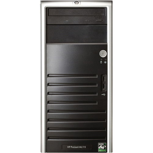 HPE 470065-097 ProLiant ML115 G5 4U Tower Server - 1 x AMD Athlon X2 4450B 2.30 GHz - 1 GB RAM - 160 GB HDD - Serial ATA/300 Controller Refurbished