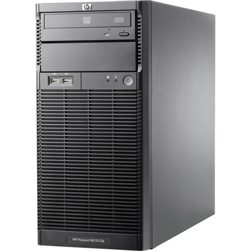 HPE 578928-005 ProLiant ML110 G6 4U Tower Server - 1 x Intel Xeon X3430 2.40 GHz - 4 GB RAM - 320 GB HDD - (2 x 160GB) HDD Configuration - Serial ATA/300 Controller Refurbished