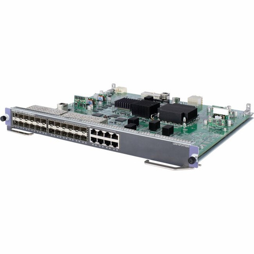 HPE JC718A 7500 16-Port GbE SFP/8-Port GbE Combo SD TAA-Compliant Module Refurbished