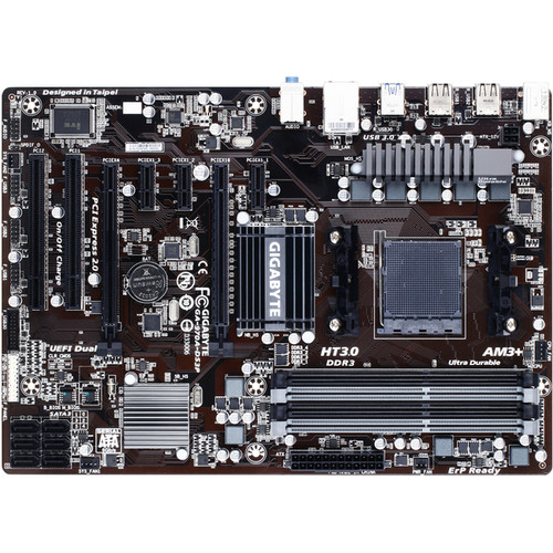 Gigabyte GA-970A-DS3P GA-970A-DS3P Desktop Motherboard - AMD 970 Chipset - Socket AM3+ - ATX Refurbished