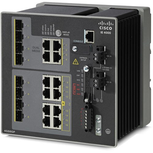 Cisco IE-4000-4GS8GP4G-E IE-4000-4GS8GP4G-E Layer 3 Switch