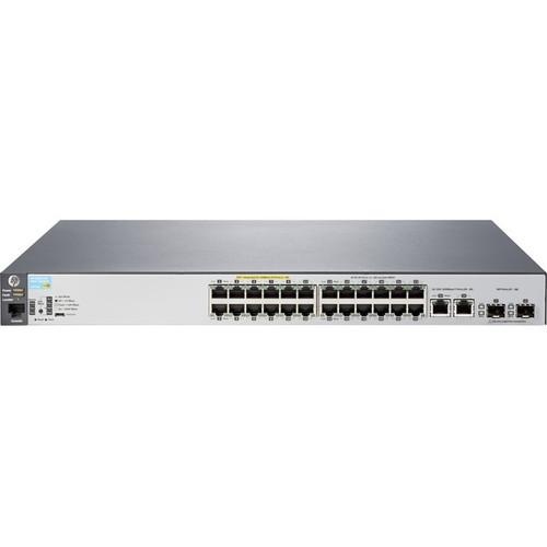 Aruba J9779A 2530-24-PoE+ Fast Ethernet Switch - 24 10/100 Network Ports, 2 Gigabit RJ45/SFP uplinks - Fully Managed - Layer 2