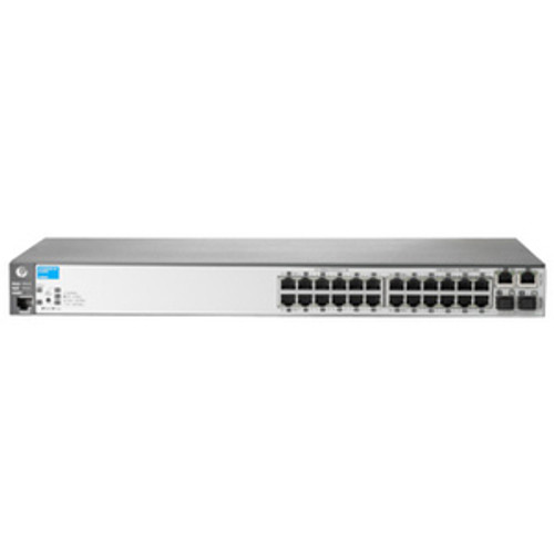 HPE J9625A#ABA Aruba 2620-24-PoE+ - 24x 10/100 PoE+ Ports - Managed