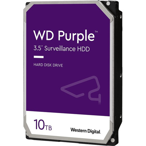 WD WD101PURZ Purple WD101PURZ 10 TB Hard Drive - 3.5" Internal - SATA (SATA/600)