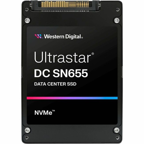 WD 0TS2459 Ultrastar DC SN655 WUS5EA176ESP7E1 7.68 TB Solid State Drive - U.3 15 mm Internal - PCI Express NVMe (PCI Express NVMe 4.0)